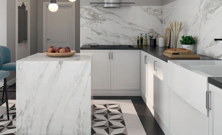 Patterned tiles