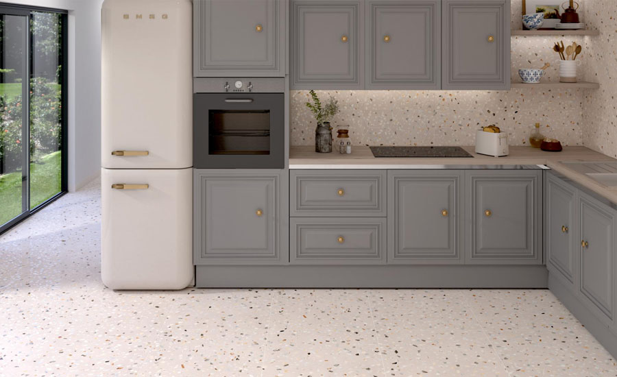 Speckled tiles